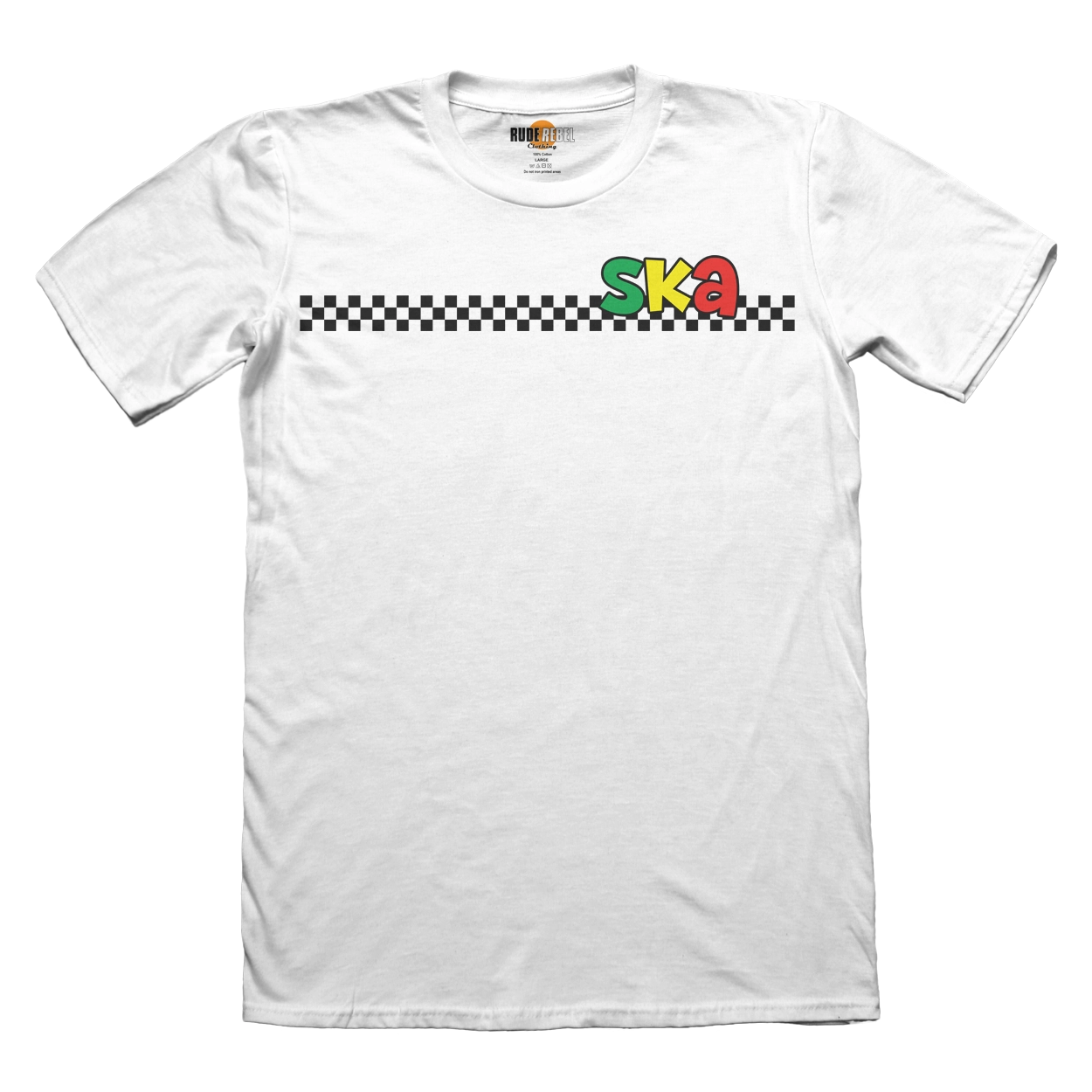 Ska with Checks colour - White