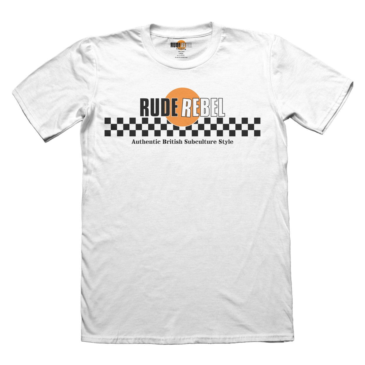 Rude Rebel Clothing T-Shirt - White