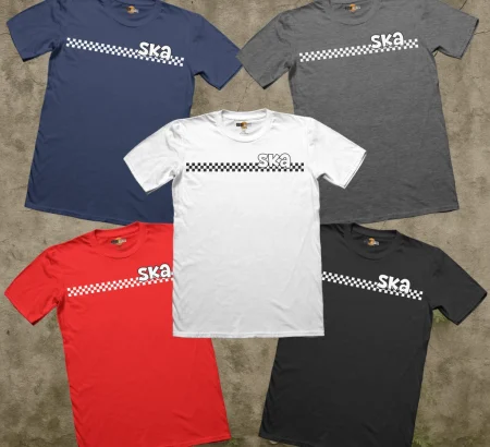 Ska with Check T-Shirt - all