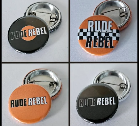 Rude Rebel Button Badge Pack