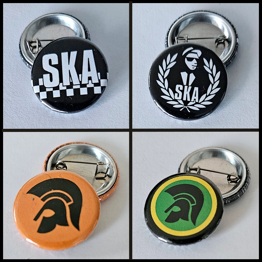 Ska Button Badge Pack