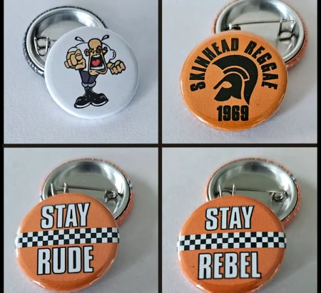 Skinhead Reggae Buttion Badge Pack