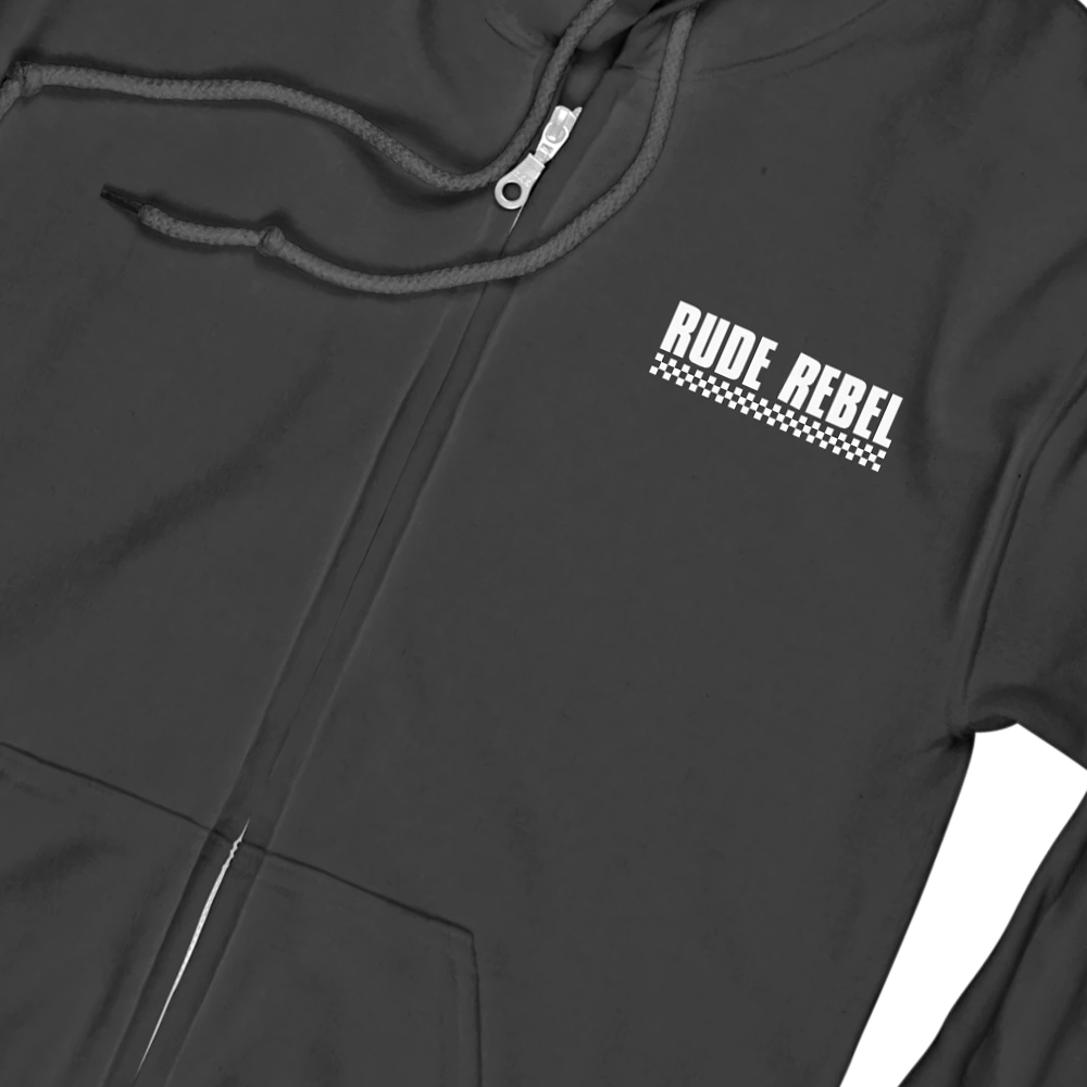 Rude Rebel Zipper Hoodie