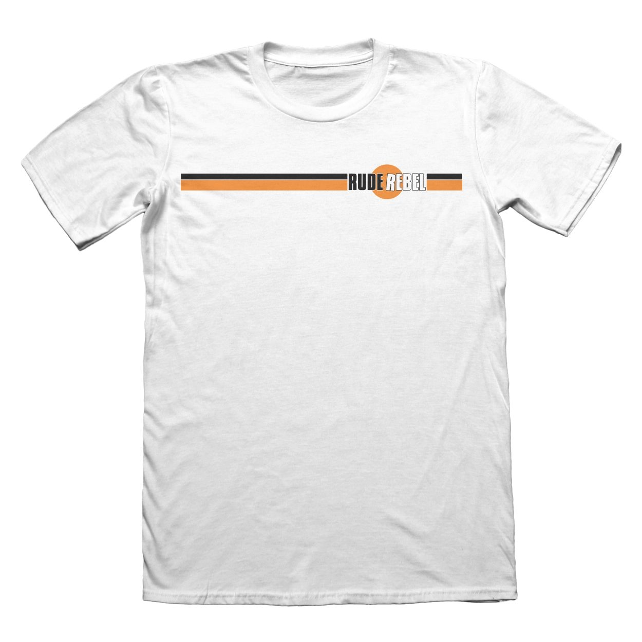 Rude Rebel Stripe Men - White