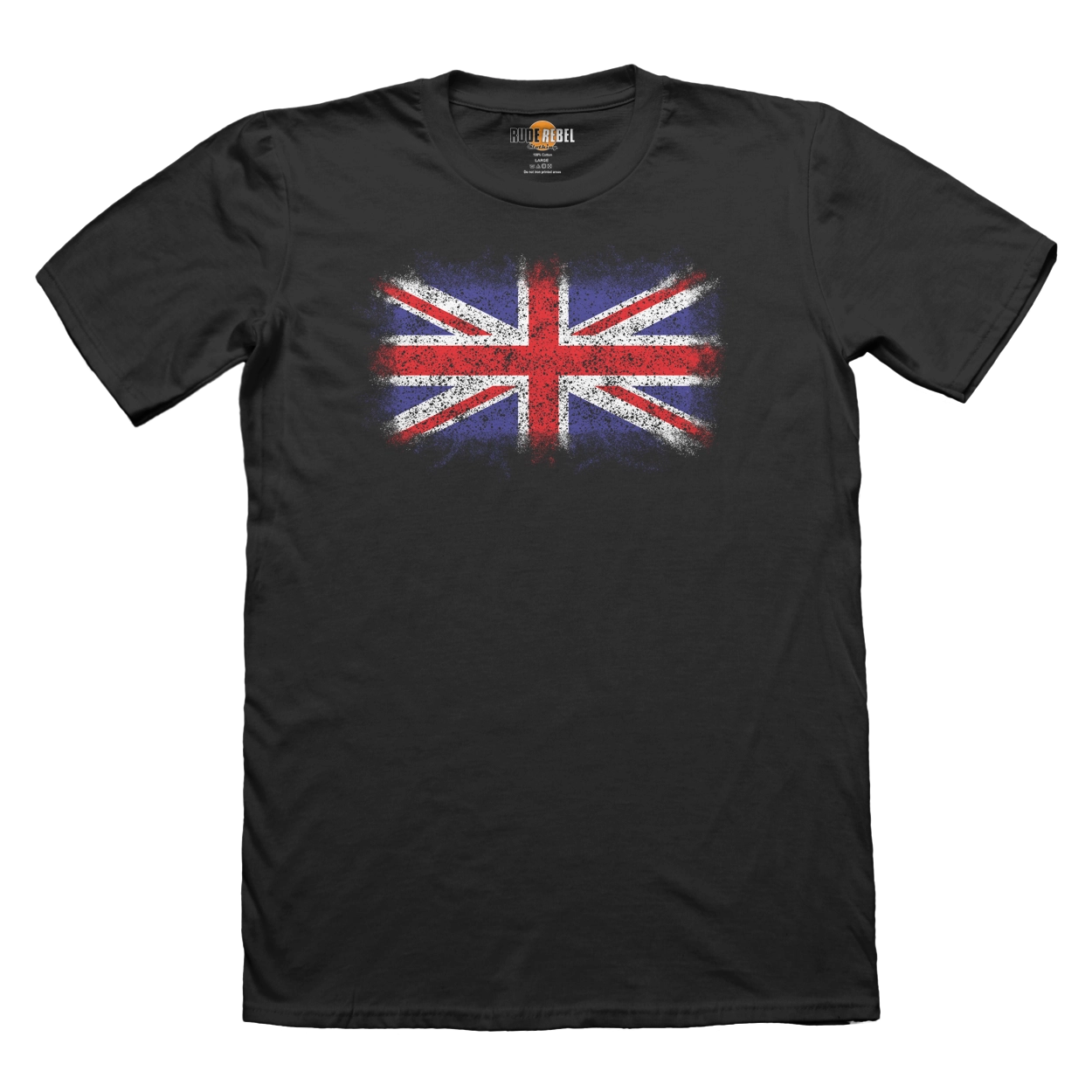 Union Flag Splatter Men - Black