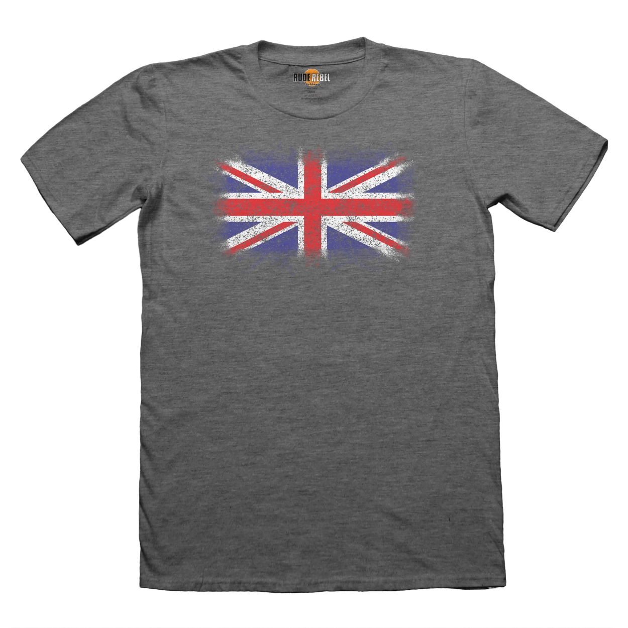 Union Flag Splatter Men - Grey