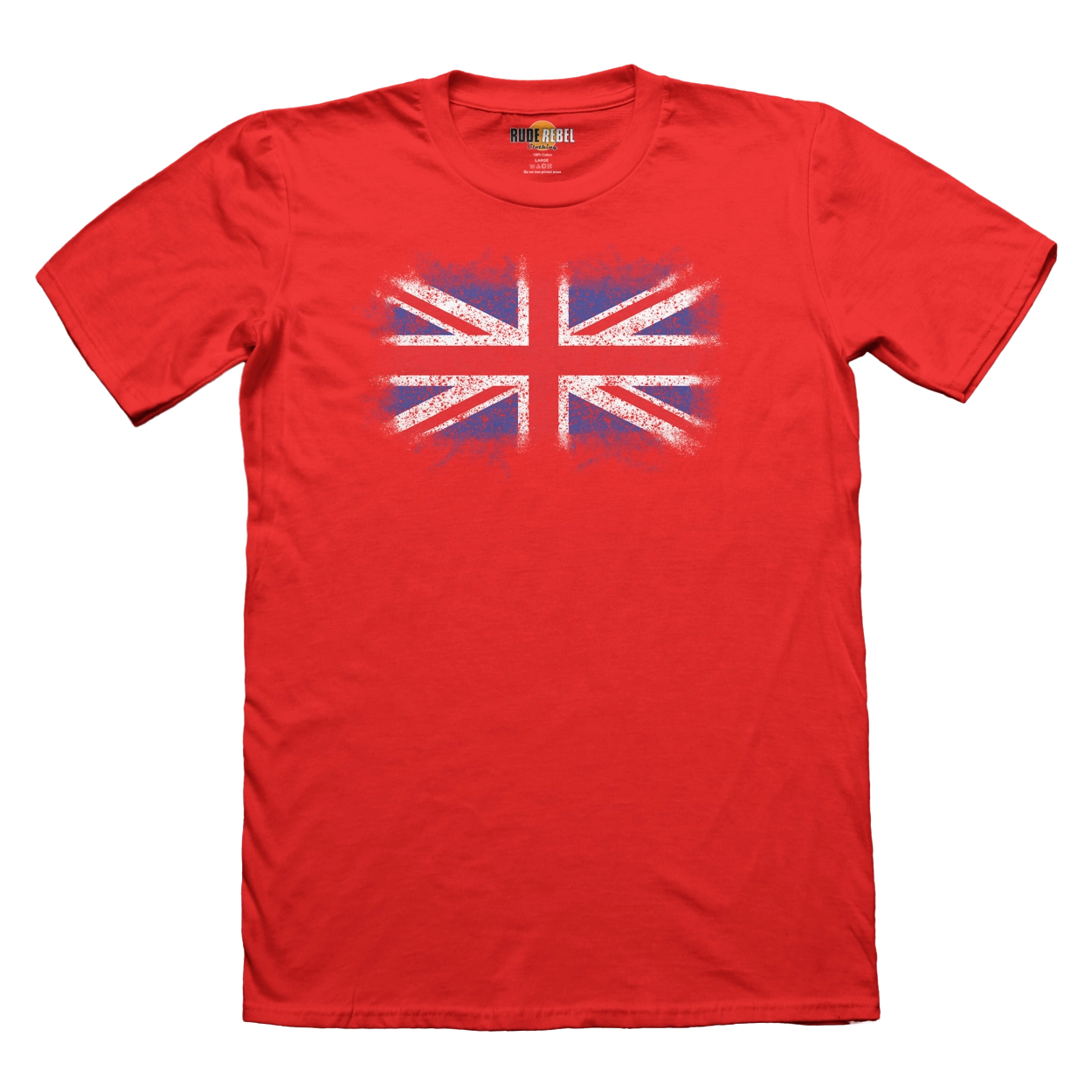 Union Flag Splatter Men - Red
