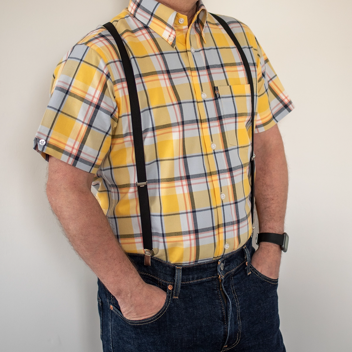 Rude Rebel Laurel Aitken Shirt with Braces