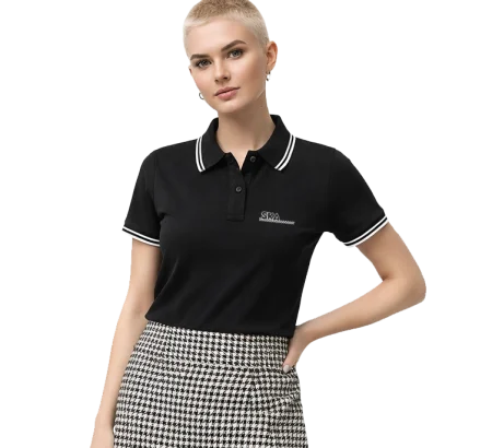 Ska Check Polo Shirt Womens