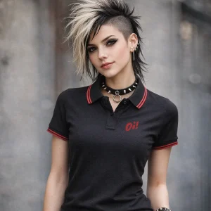 Womens Polo - Oi - Rude Rebel Clothing
