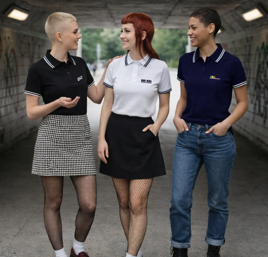 Womens Polo Shirts - Rude Rebel Clothing
