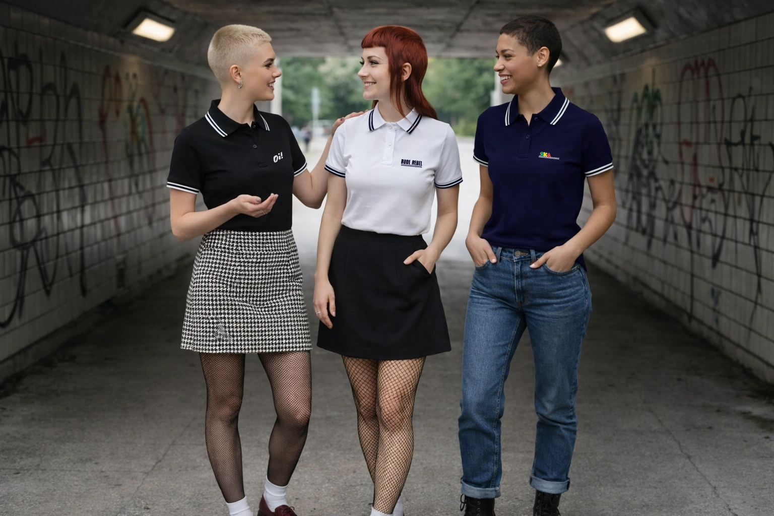 Womens Polo Shirts - Rude Rebel Clothing