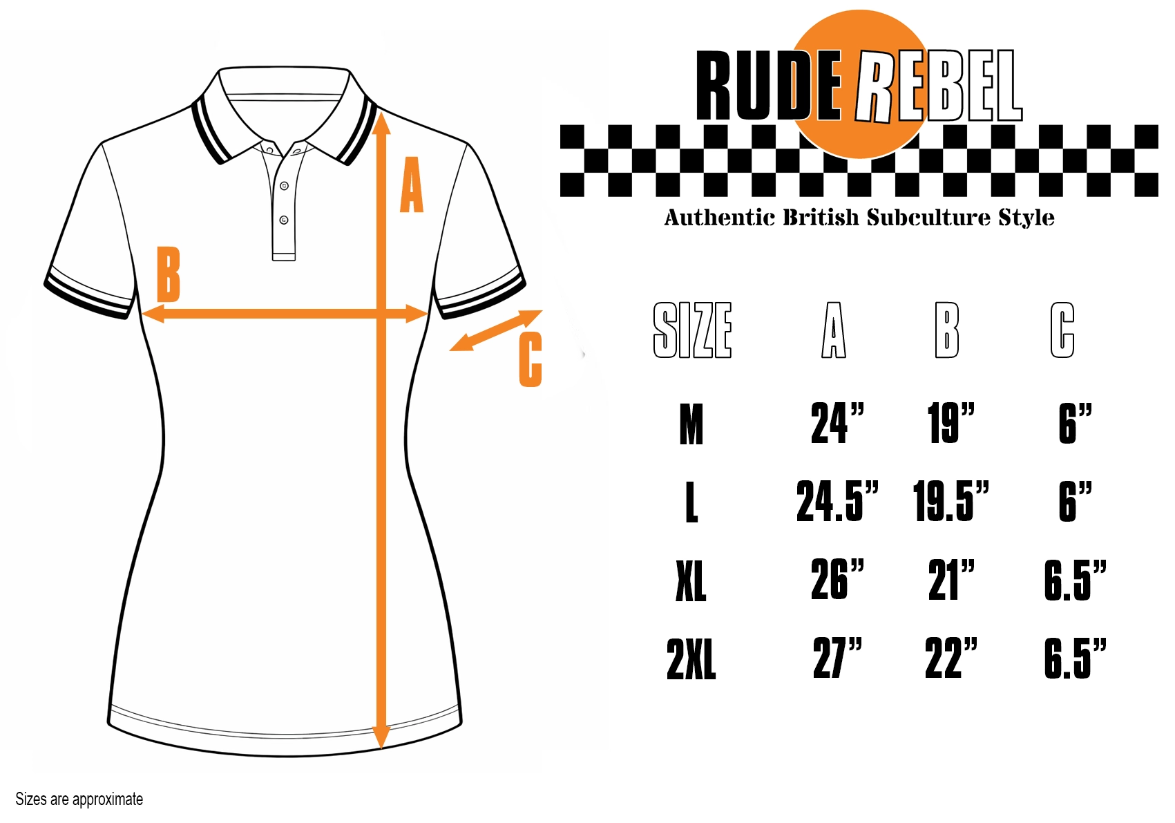 Womens Polo Size Guide